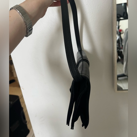 MARRIE SAINT PIERRE black leather purse - Picture 8 of 10